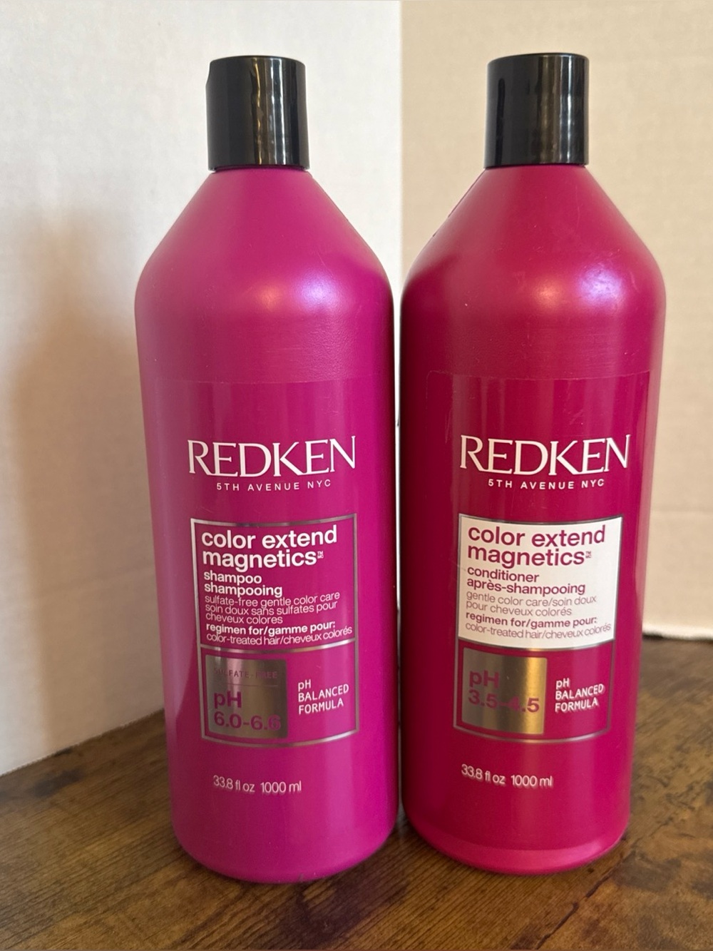 REDKEN Color Extend Magnetics Shampoo and Conditioner Set 33.8 Fl Oz sealed new